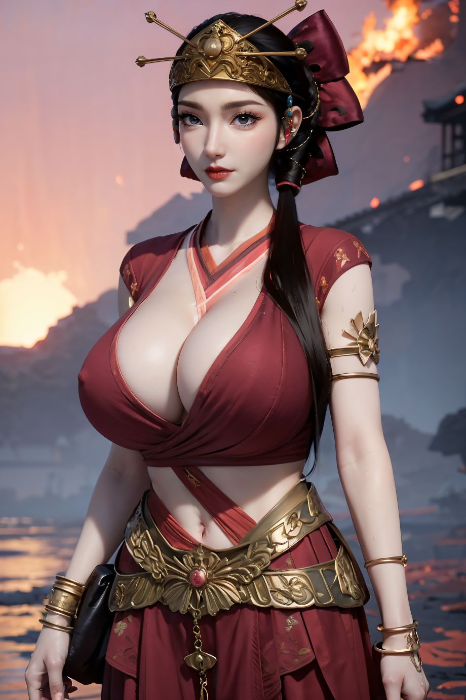 灵若 石蝶仙子50p原皮绘画精品图